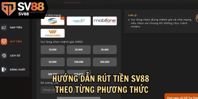 Rút Tiền Sv88 Chi Tiết Các Bước Hướng Dẫn Dễ Hiểu Nhất